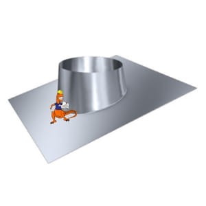 PRZEPUST DACHOWY DDT 15 5-20 STOPNI FI500 DO SYSTEMÓW DWUŚCIENNYCH MK ŻARY