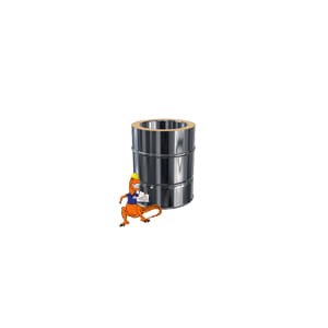 RURA RT KWASOODPORNA ŻAROODPORNA IZOLOWANA MKD PREMIUM 25CM FI113 MK ŻARY
