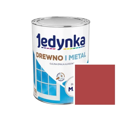 jedynka-drewno-i-metal-polysk-czerwony.webp