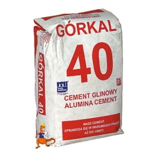 CEMENT OGNIOTRWAŁY GÓRKAL 25KG FIRMY PARKANEX