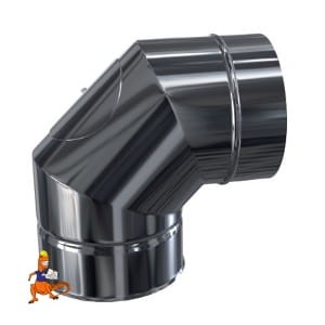 KOLANO Z REWIZJĄ BGR KWASOODPORNE IZOLOWANE MKD STANDARD 90 STOPNI FI113 MK ŻARY