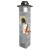 KOMPLETNY KOMIN JAWAR UNIWERSAL PLUS STANDARD Z RURĄ IP DO WSZYSTKICH PALIW