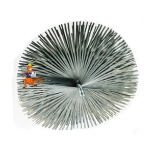 Szczotka kominowa drut płaski