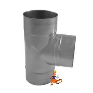 Trójnik wentylacyjny 90° Kominus