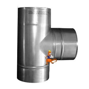 Trójnik 90st Kominus