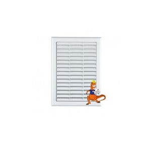 Kratka biała z siatką