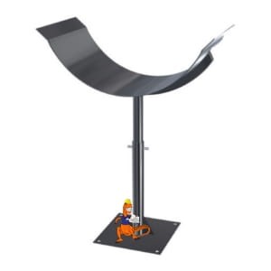 PODPORA CZOPUCHA SRT 100-125CM FI400 DO SYSTEMÓW DWUŚCIENNYCH MK ŻARY