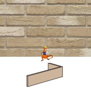 PŁYTKA KĄTOWA RĘCZNIE FORMOWANA WF CAPRICE BROMO – GRIJS WIT GESINTERD 210x100x25/30x50 MM