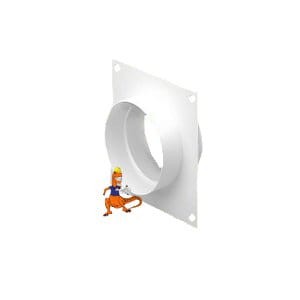 Kołnierz przyścienny kanalu okrągłego