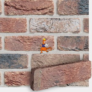 PŁYTKI RĘCZNIE FORMOWANE KOLOR YSER 210x23x65 MM FIRMY CRH KLINKIER