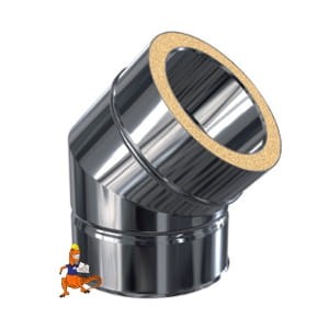 KOLANO BGT KWASOODPORNE IZOLOWANE MKD STANDARD 45 STOPNI FI200 MK ŻARY