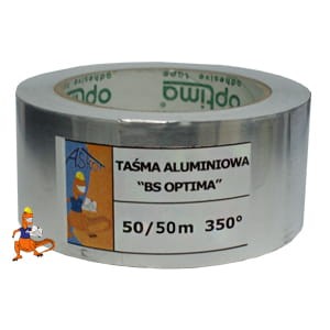 TAŚMA ALUMINIOWA ALU-HOT O SZEROKOŚCI 5CM I DŁUGOŚCI 50M FIRMY ASKOT