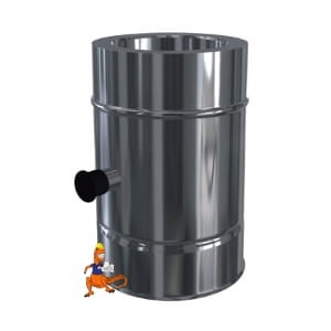 RURA Z KRÓĆCEM RTM 1/2x1 KWASOODPORNA IZOLOWANA MKD STANDARD 25CM FI300 MK ŻARY