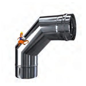 Kolano 93 stopni kwasoodporne dwuścienne MKPS MK Żary