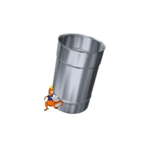 RURA KWASOODPORNA JEDNOŚCIENNA MKS STANDARD FI150 0,25M MK ŻARY