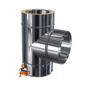 TRÓJNIK AFTS KWASOODPORNY ŻAROODPORNY IZOLOWANY MKD PREMIUM 90 STOPNI FI160 MK ŻARY