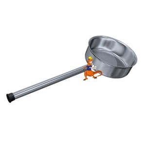  ODSKRAPLACZ OD KWASOODPORNY JEDNOŚCIENNY MKS PREMIUM FI113 MK ŻARY