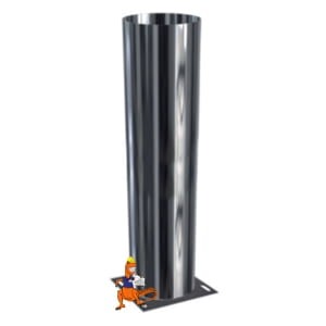 PODSTAWA PODPORA RUROWA SFT 100CM FI350 DO SYSTEMÓW DWUŚCIENNYCH MK ŻARY