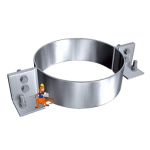 OBEJMA MOCUJĄCA DO WSPORNIKA SBK FI120 DO SYSTEMÓW DWUŚCIENNYCH MK ŻARY