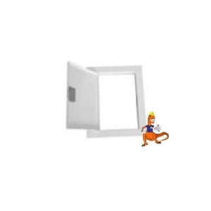 Drzwiczki rewizyjne metalowe z uchwytem