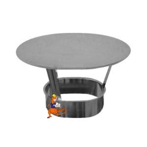 Daszek 3-ramienny owalny KO Kominus